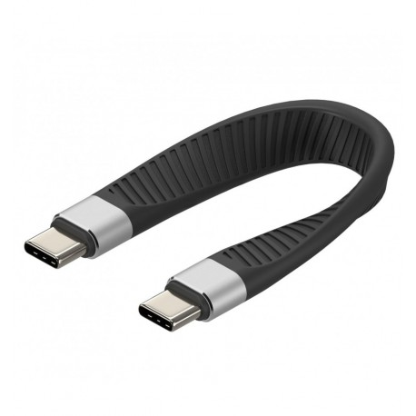 Cavo Corto Piatto USB-C™ Maschio a USB-C™ Maschio E-Mark Ricarica Rapida FPC 12.4 cm ICOC USBC-FL-U4