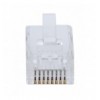 Confezione 100 Plug modulari RJ45 Passante Cat6 FastCrimp