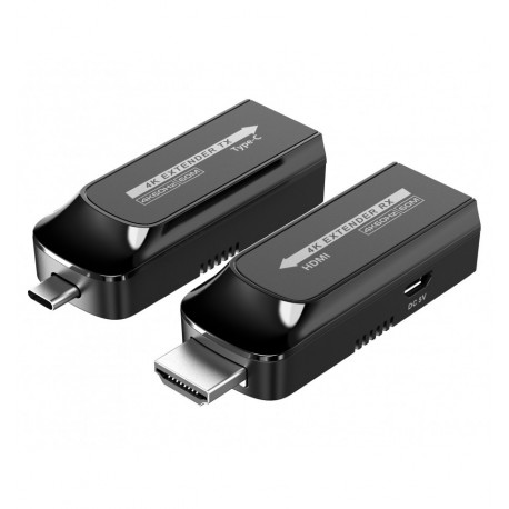 Extender da USB-C™ a HDMI 4K@120Hz su Cavo Cat.6/6A/7 fino a 60 metri IDATA EXT-600HC