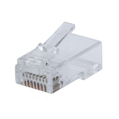 Confezione 50 Plug modulari RJ45 passanti Cat5e FastCrimp IWP-CAT5EU