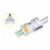 Confezione 50 Plug modulari RJ45 passanti Cat5e FastCrimp