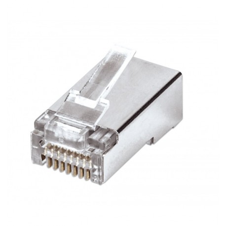 Confezione 50 plug modulari RJ45 passanti Cat5e FastCrimp IWP-CAT5ES