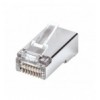 Confezione 100 Plug modulari RJ45 passanti Cat6 FastCrimp