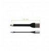 Cavo Corto Piatto USB-C™ Maschio a Displayport Femmina FPC 13,1 cm