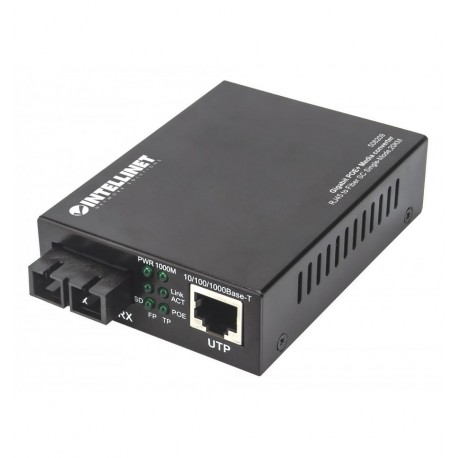 Media Converter Gigabit PoE+ I-ET SX-SCSM20P