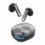 Auricolari Wireless Bluetooth v5.3 Custodia di Ricarica con Display Nero