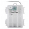 80 Luci LED a Stella IP44 Bianco Caldo a Batteria con Timer