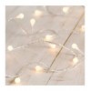 Stringa 80 LED Globo IP44 Bianco Caldo a Batteria con Timer I-LED-CHAIN80GLOBES