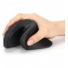 Mouse Verticale Ottico Ergonomico Wireless Nero