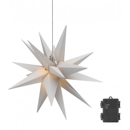 Stella di Natale LED 3D ø 56 cm Funzionamento a Batteria I-LED-XMAS-STAR1