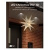 Stella di Natale LED 3D ø 56 cm Funzionamento a Batteria