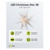 Stella di Natale LED 3D ø 56 cm Funzionamento a Batteria