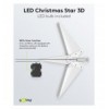 Stella di Natale LED 3D ø 56 cm Funzionamento a Batteria