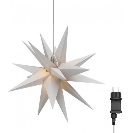 Stella di Natale LED 3D ø 56 cm Trasformatore Esterno 4