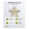 Lampada Decorativa a Forma di Stella Funzionamento a Batteria