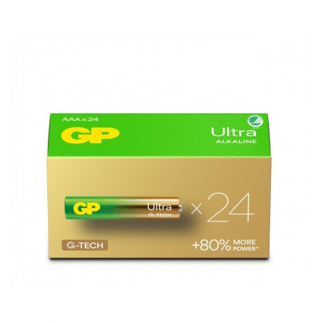 Confezione 24 Batterie GP Ultra Alcaline Ministilo AAA 24AU/LR03 IC-GP151446