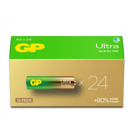 Confezione 24 Batterie GP Ultra Alcalina Stilo AA 15AU/LR6 IC-GP151445