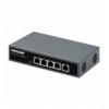 Switch 5 porte PoE++ con 4 porte Gigabit e una porta RJ45 Gigabit Uplink I-SWHUB POE-010