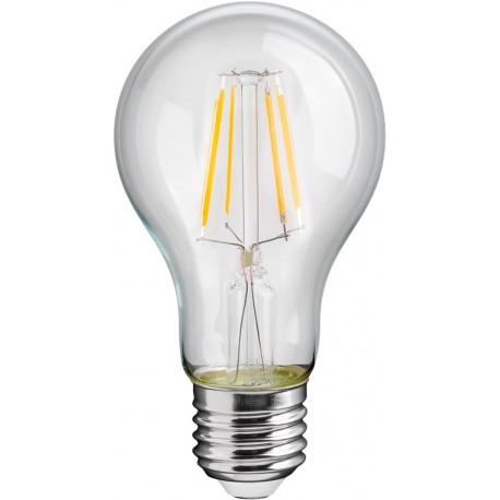 Lampadina LED E27 Bianco Caldo 4W con Filamento Classe E Trasparente I-LED-E27-39WFGE