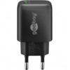 Caricabatterie Ricarica Rapida USB QC 3.0 (18 W) Nero