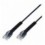 Cavo Slim Patch di Rete Pieghevole in Rame Cat.6A U/UTP 0,5m Nero