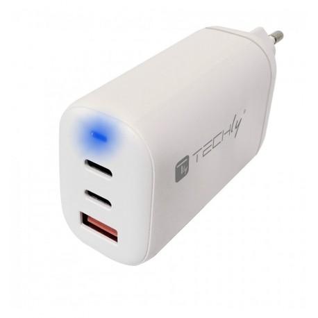 Caricatore Alimentatore 2 porte USB-C™ e 1 USB-A da Muro 65W IPW-USB-65W2C1A