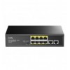 Switch PoE+ 10/100M a 8 Porte con 2 Porte Uplink, FS1010P