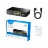 Switch PoE+ 10/100M a 8 Porte con 2 Porte Uplink, FS1010P