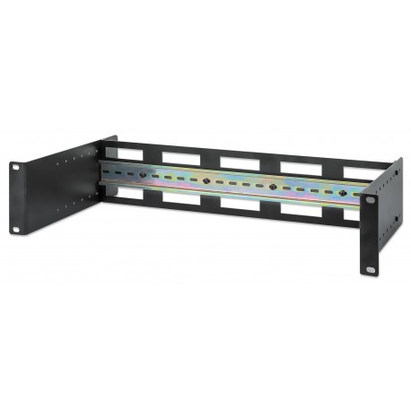 Contenitore Guida DIN Regolabile per Montaggio su Rack 19'' 2U I-CASE DIN-5