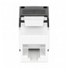 Frutto Keystone RJ45 Cat.6 UTP Tool-Free Bianco Nero