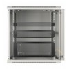 Pannello Cieco Ventilato per Armadi Rack 19'' 1U Nero