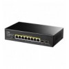Switch Gigabit PoE+ 8 Porte con 2 slot SFP Gigabit