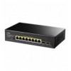 Switch Gigabit PoE+ 8 Porte con 2 slot SFP Gigabit