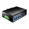 Switch Industriale Gigabit 4 Porte con 2 slot SFP, IG1004S2