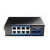 Switch Industriale Gigabit 8 Porte con 2 slot SFP