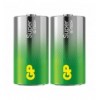 Confezione 2 Batterie GP Super Alcalina Mezza Torcia C 14A/LR14