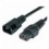 Cavo Prolunga C14 180° a C13 180° con Blocco IEC 1m