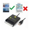 Lettore di Smart Card USB Esterno Nero