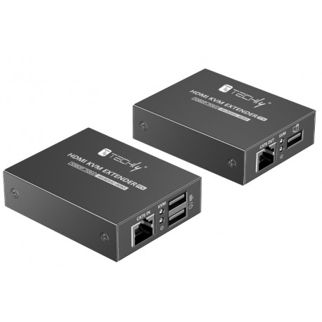 HDMI KVM Extender su Cavo di Rete 1080p@60Hz fino a 70m 4K fino a 40m IDATA HDMI-KVM372