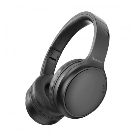 Cuffie Stereo Wireless Pieghevole con Microfono Tonic Nero ICFT-263286