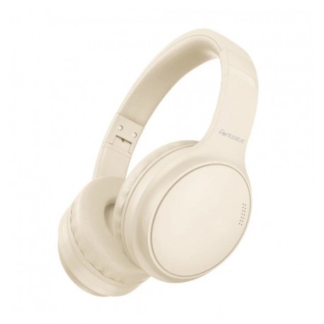 Cuffie Stereo Wireless Pieghevole con Microfono Tonic Beige ICFT-263378