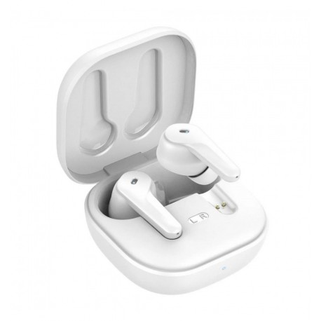 Auricolari Wireless BT v5.3 con Custodia di Ricarica 2 in 1 Bianco ICFT-263576