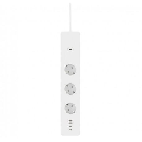 Multipresa Intelligente 3 Prese Schuko 4 USB Controllo Vocale