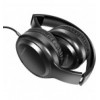 Cuffia Stereo Pieghevole con Microfono Jack 3,5 mm Nero