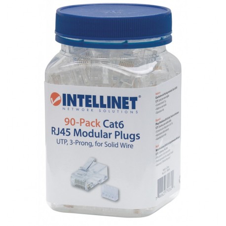 Confezione da 90 Plug Modulari Cat.6 RJ45 UTP IWP-JAR-C6RU