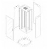 Armadio Rack Progress 19'' 800x600 33U Grigio