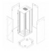 Armadio Rack Progress 19'' 600x800 42U Nero