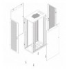 Armadio Server Rack Progress 19'' 600x1000 42U Nero Porta Grigliata