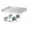 Zoccolo 800 x 800 mm per Armadi Rack Serie Progress Grigio I-CASE PLFP-88NL
