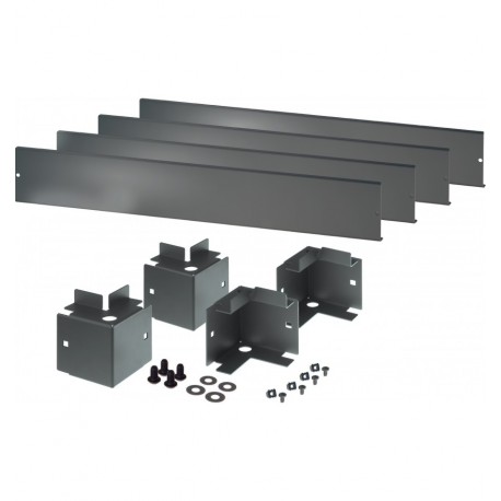 Zoccolo 800 x 800 mm per Armadi Rack Serie Progress Nero I-CASE PLFP-88NLB